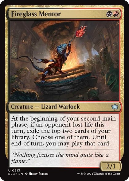 Fireglass Mentor, Bloomburrow 213