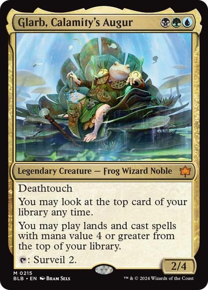 Glarb, Calamity's Augur, Bloomburrow 215