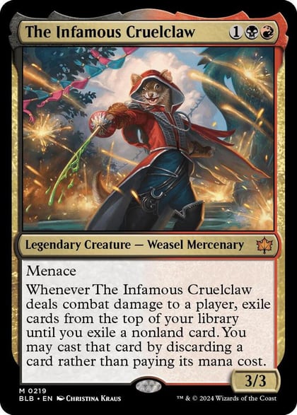 The Infamous Cruelclaw, Bloomburrow 219