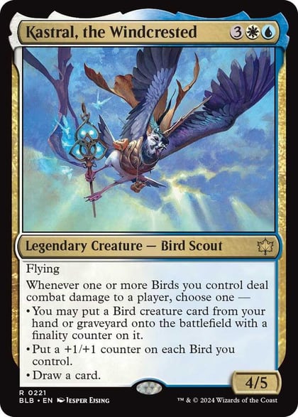Kastral, the Windcrested, Bloomburrow 221