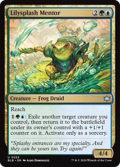 Lilysplash Mentor, Bloomburrow 222