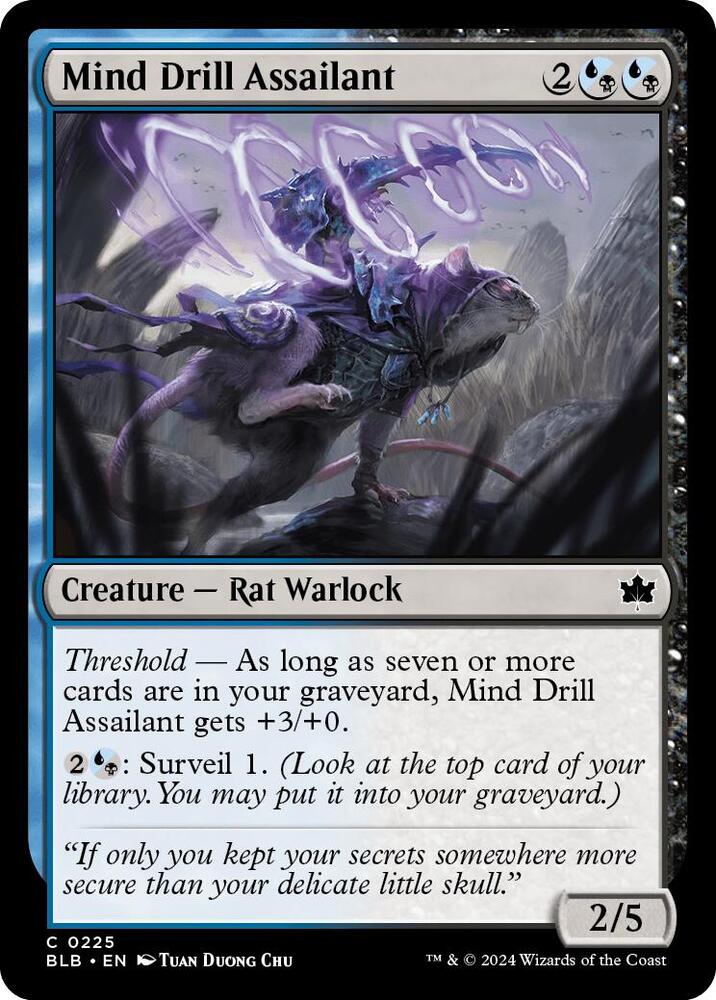Mind Drill Assailant, Bloomburrow 225