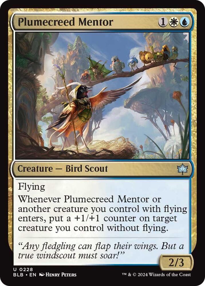 Plumecreed Mentor, Bloomburrow 228