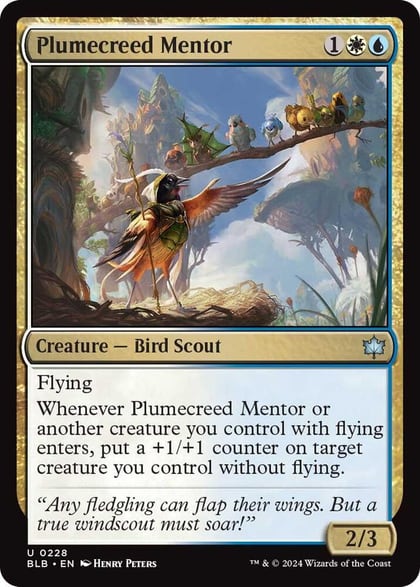 Plumecreed Mentor, Bloomburrow 228