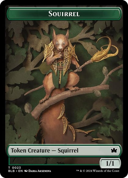 Squirrel Token, Bloomburrow 23