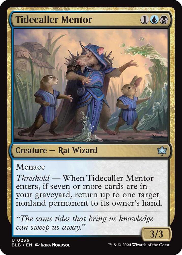 Tidecaller Mentor, Bloomburrow 236