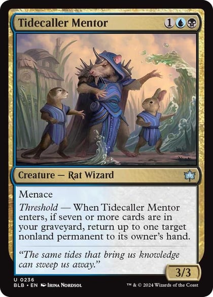 Tidecaller Mentor, Bloomburrow 236