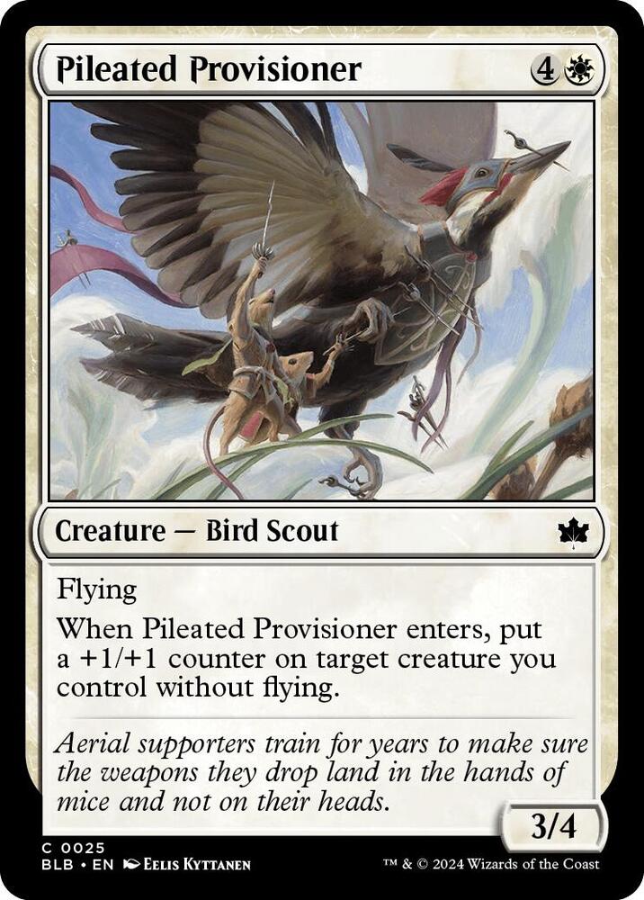 Pileated Provisioner, Bloomburrow 25