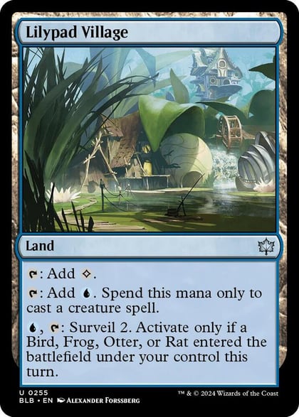 Lilypad Village, Bloomburrow 255