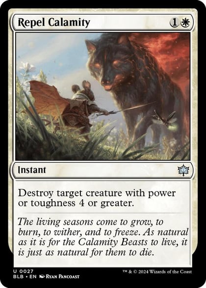 Repel Calamity, Bloomburrow 27