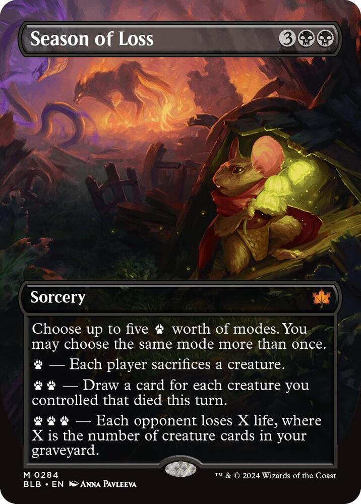 Season of Loss (Borderless), Bloomburrow 284