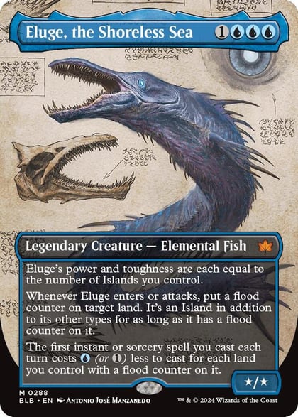 Eluge, the Shoreless Sea (Borderless), Bloomburrow 288