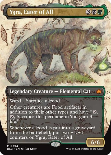Ygra, Eater of All (Borderless), Bloomburrow 294