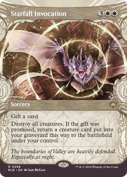 Starfall Invocation (Showcase), Bloomburrow 298