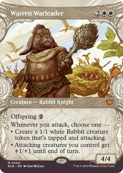 Warren Warleader (Showcase), Bloomburrow 300