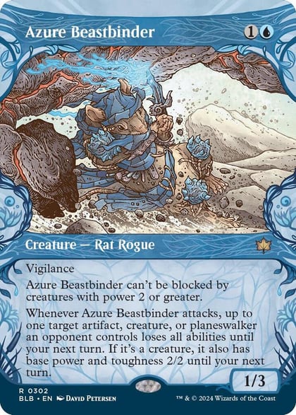 Azure Beastbinder (Showcase), Bloomburrow 302