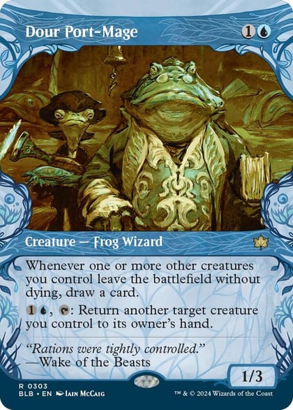 Dour Port-Mage (Showcase), Bloomburrow 303