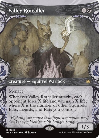 Valley Rotcaller (Showcase), Bloomburrow 313