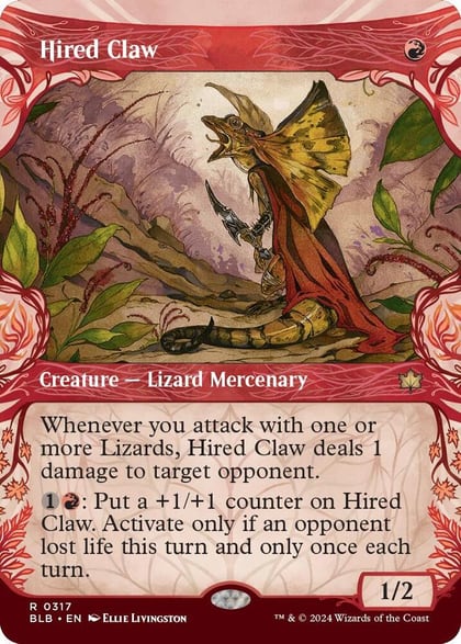 Hired Claw (Showcase), Bloomburrow 317