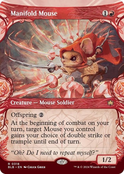 Manifold Mouse (Showcase), Bloomburrow 318