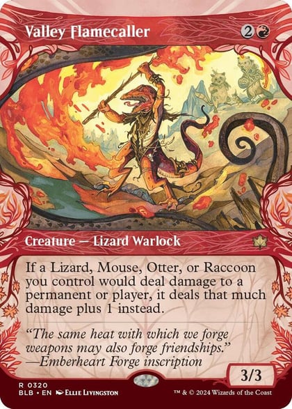 Valley Flamecaller (Showcase), Bloomburrow 320