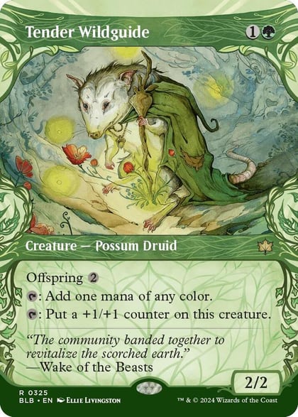 Tender Wildguide (Showcase), Bloomburrow 325