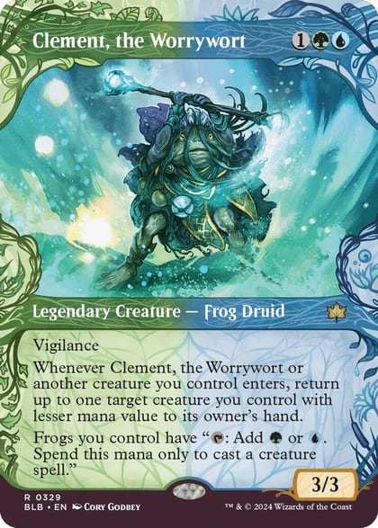 Clement, the Worrywort (Showcase), Bloomburrow 329
