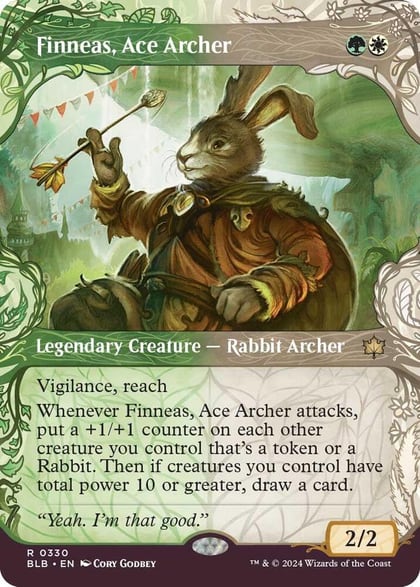 Finneas, Ace Archer (Showcase), Bloomburrow 330
