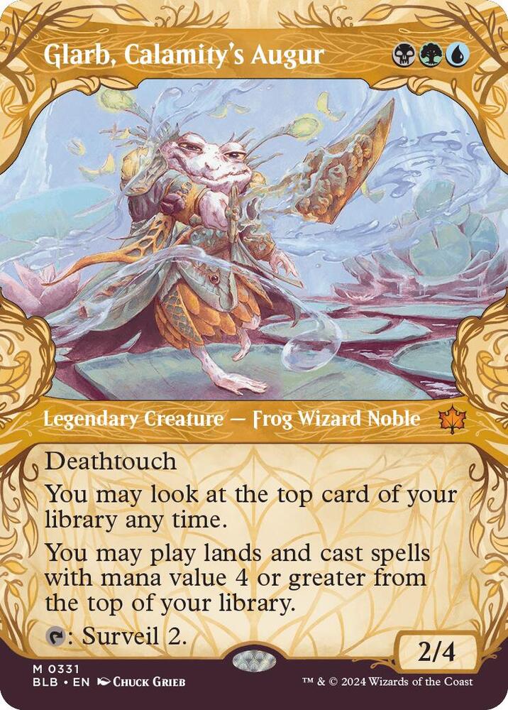 Glarb, Calamity's Augur (Showcase), Bloomburrow 331