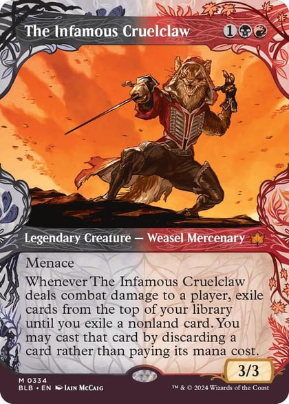 The Infamous Cruelclaw (Showcase), Bloomburrow 334