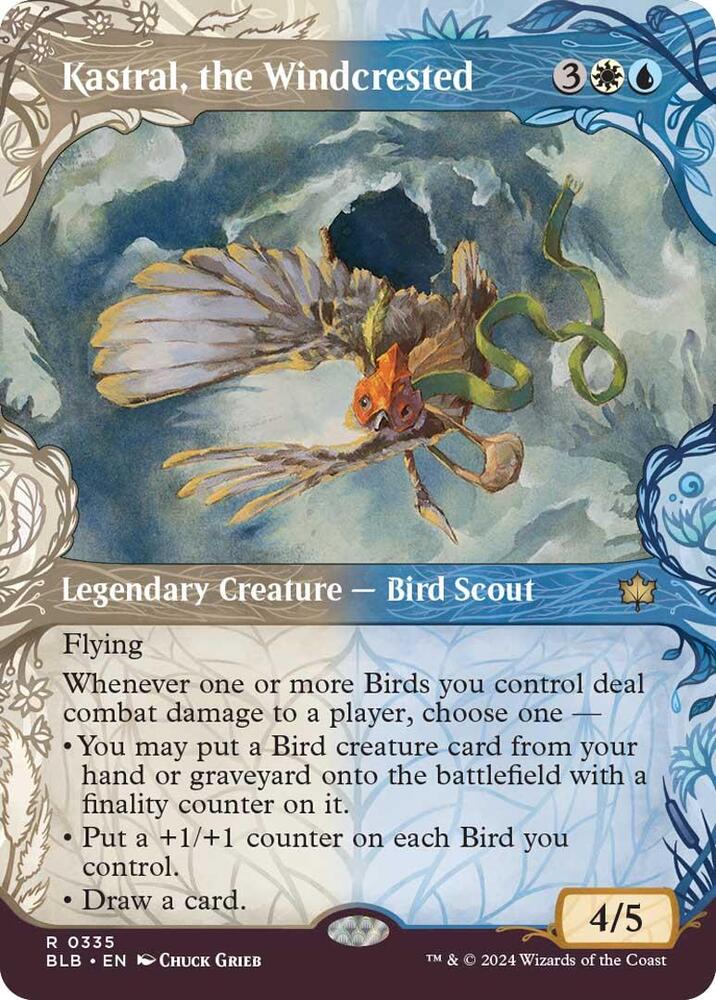 Kastral, the Windcrested (Showcase), Bloomburrow 335