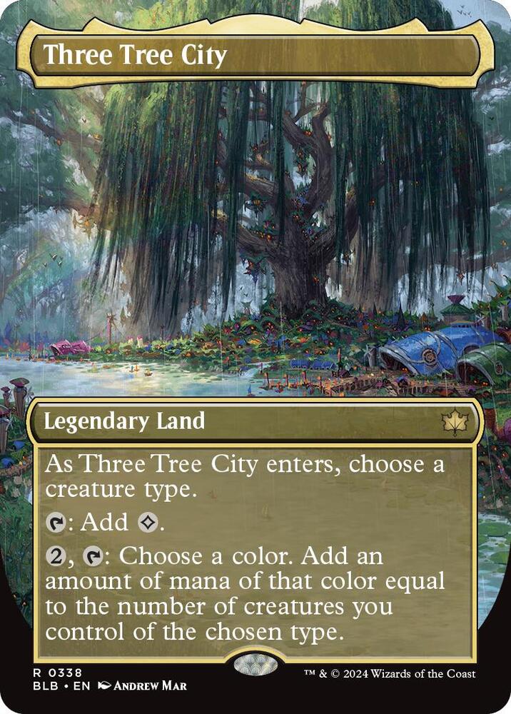Three Tree City (Borderless) (0338), Bloomburrow 338