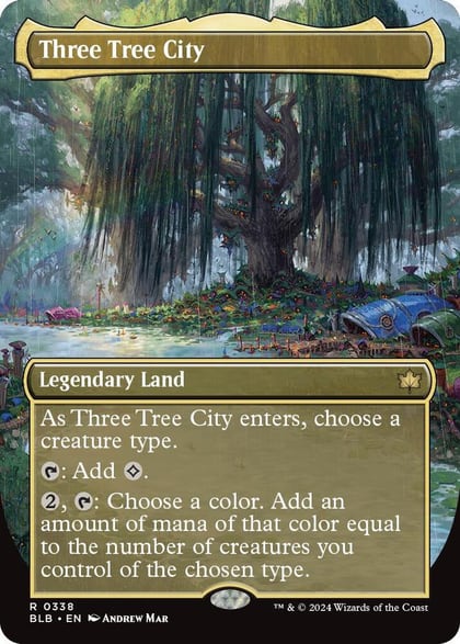 Three Tree City (Borderless) (0338), Bloomburrow 338
