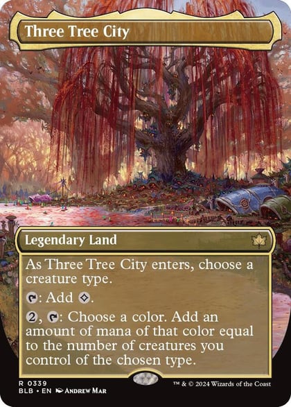 Three Tree City (Borderless) (0339), Bloomburrow 339