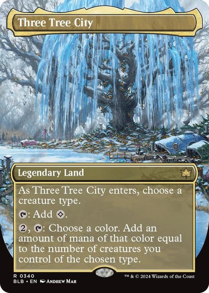 Three Tree City (Borderless) (0340), Bloomburrow 340