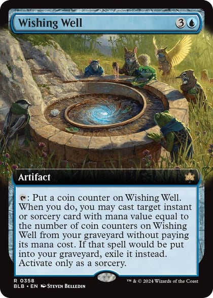 Wishing Well (Extended Art), Bloomburrow 358