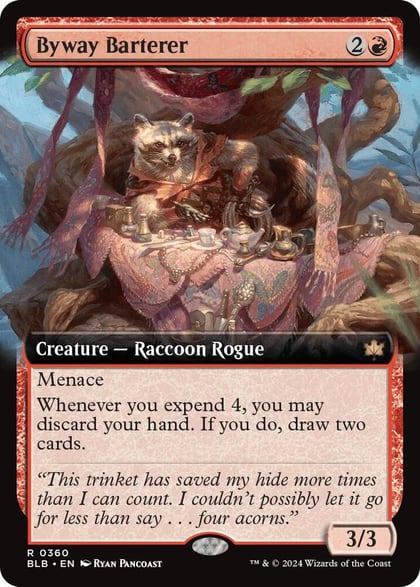 Byway Barterer (Extended Art), Bloomburrow 360