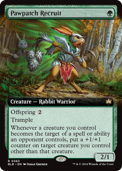 Pawpatch Recruit (Extended Art), Bloomburrow 363