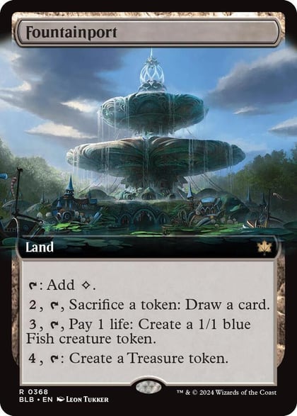 Fountainport (Extended Art), Bloomburrow 368