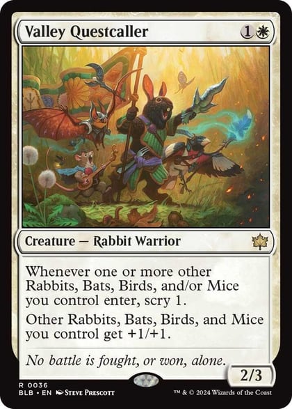 Valley Questcaller, Bloomburrow 36