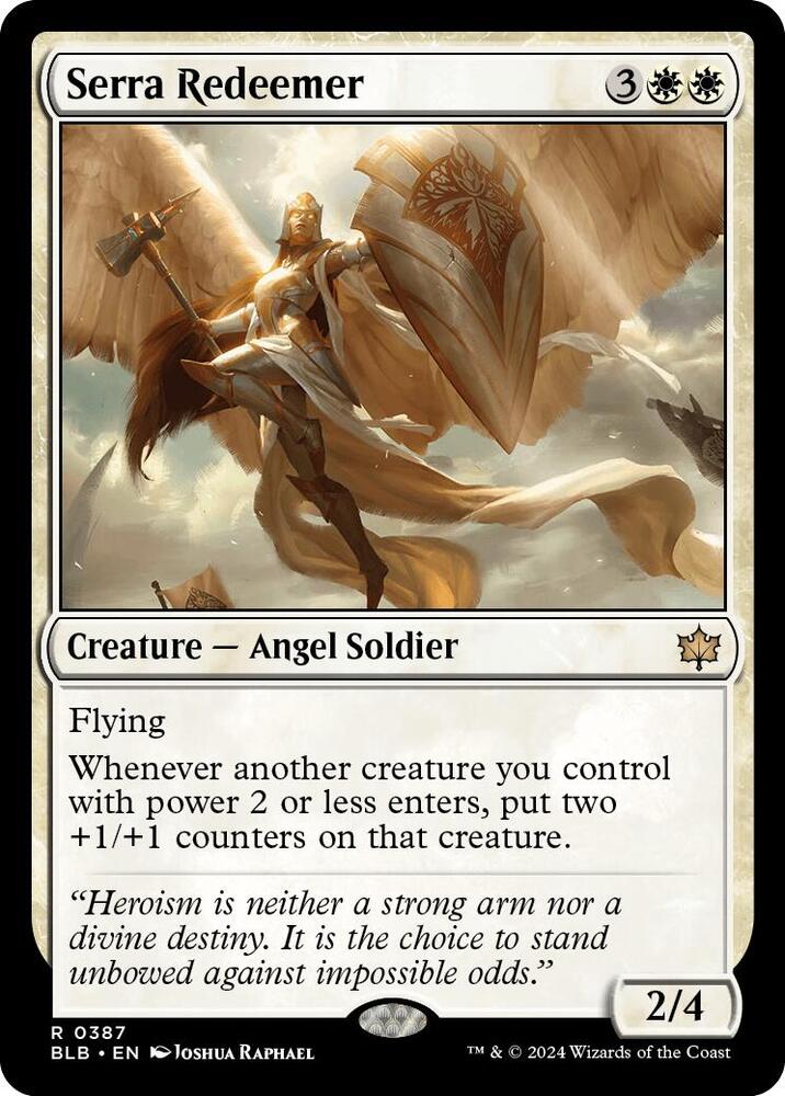Serra Redeemer, Bloomburrow 387