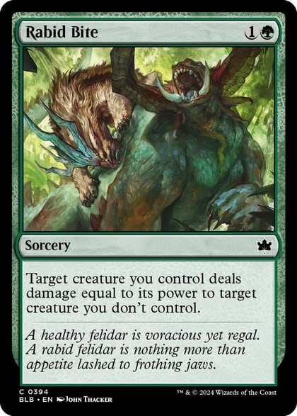 Rabid Bite, Bloomburrow 394