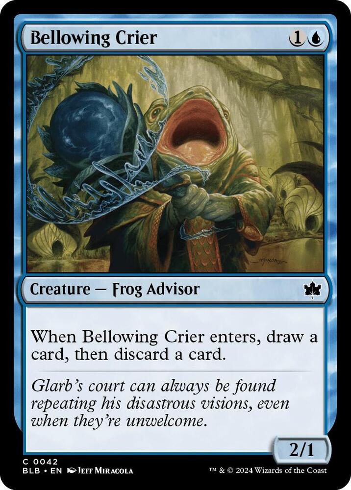 Bellowing Crier, Bloomburrow 42