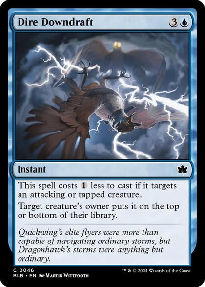 Dire Downdraft, Bloomburrow 46