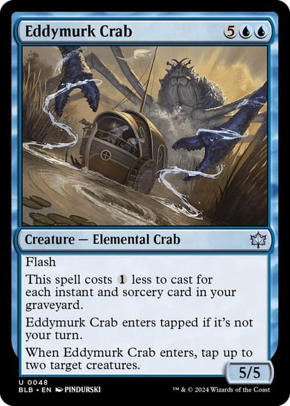 Eddymurk Crab, Bloomburrow 48