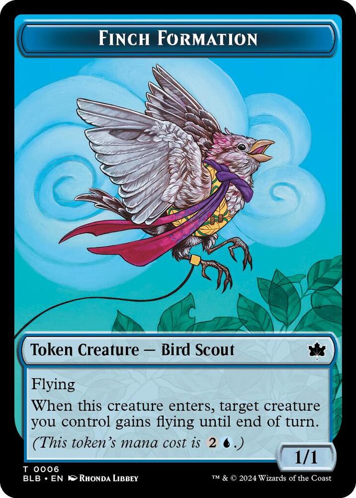 Finch Formation Token, Bloomburrow 6