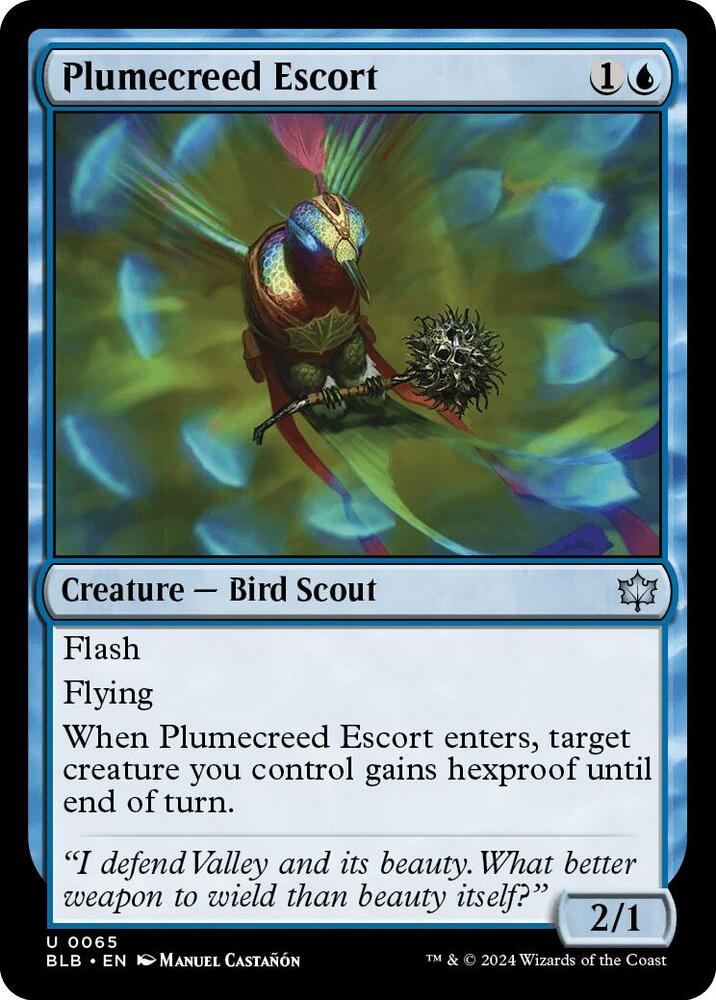 Plumecreed Escort, Bloomburrow 65