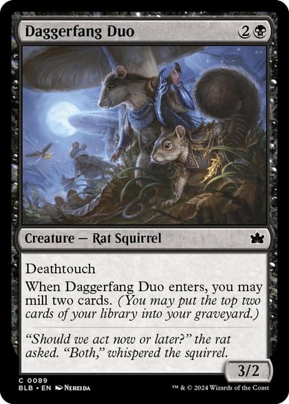 Daggerfang Duo, Bloomburrow 89