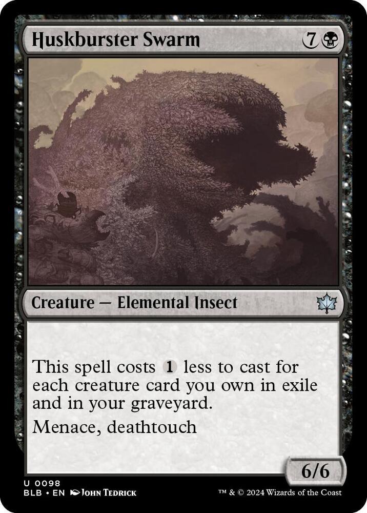 Huskburster Swarm, Bloomburrow 98