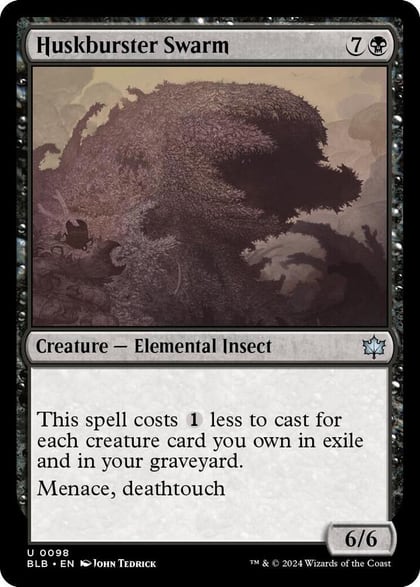 Huskburster Swarm, Bloomburrow 98